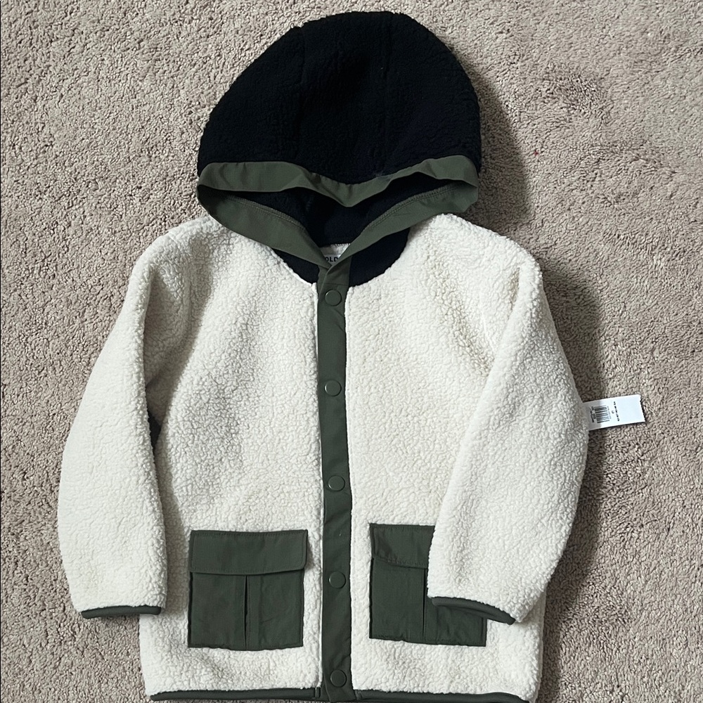 Old Navy Kids Jacket - Black, White, and Green